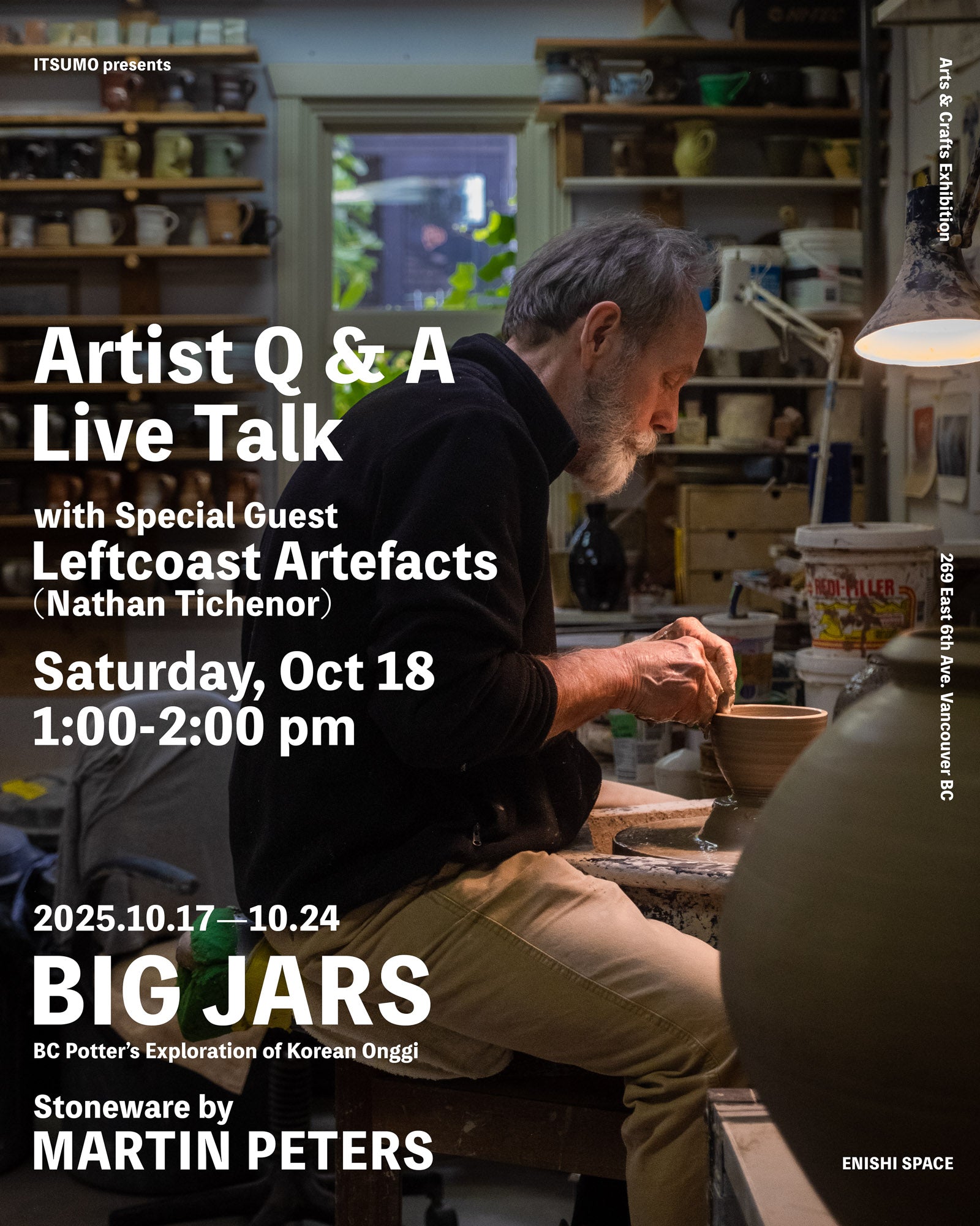 BIG JARS by MARTIN PETERS Live Talk Artist Q&A -