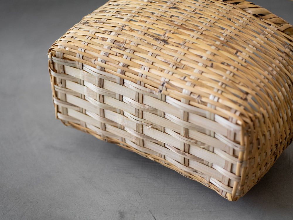 Aizu Bamboo Single Handle Basket