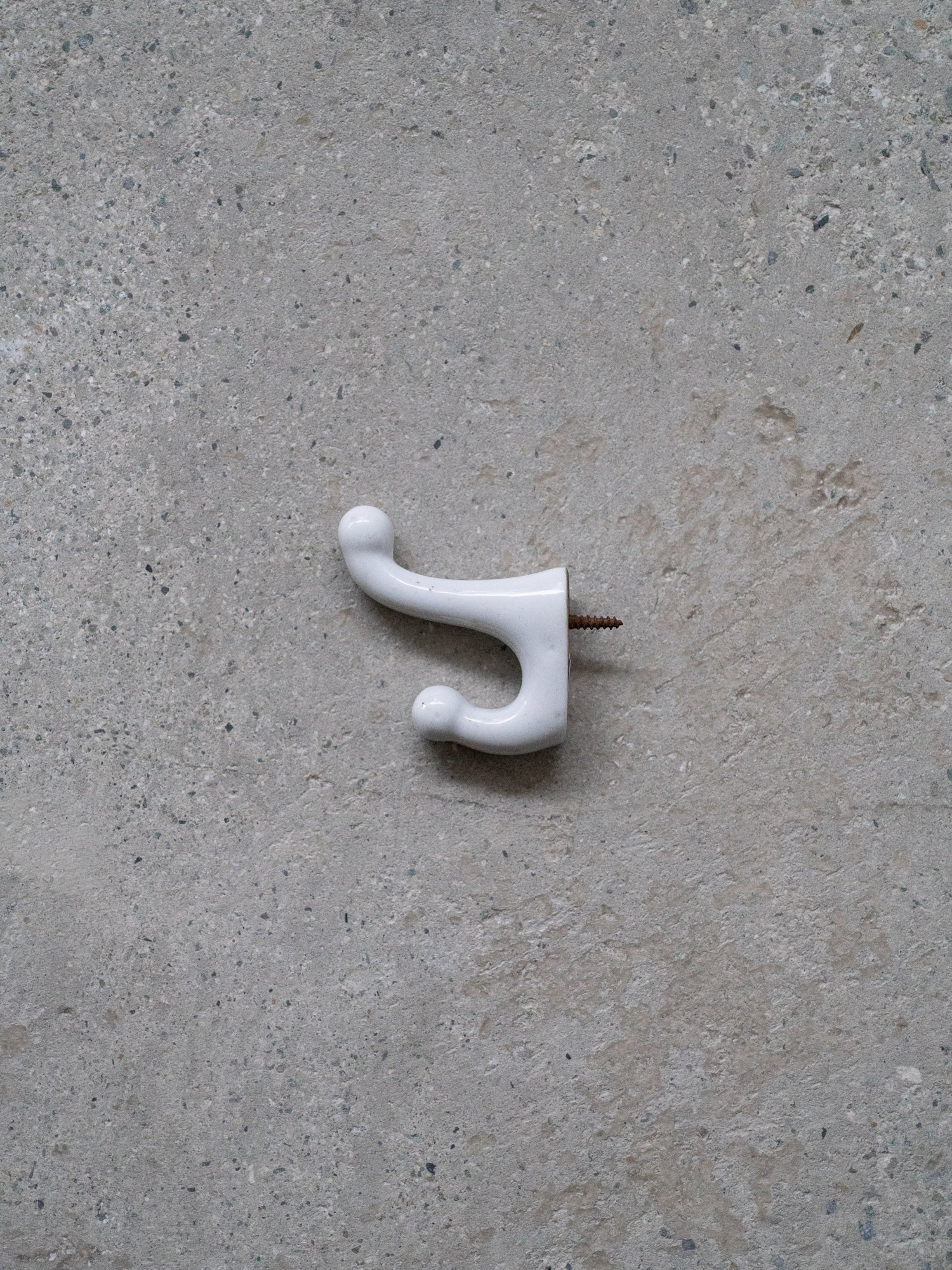 White Porcelain Wall Hook