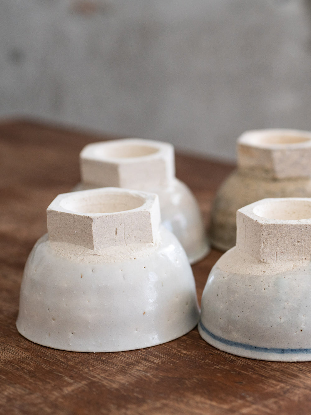 Iga Small Bowl with Hexagon Base