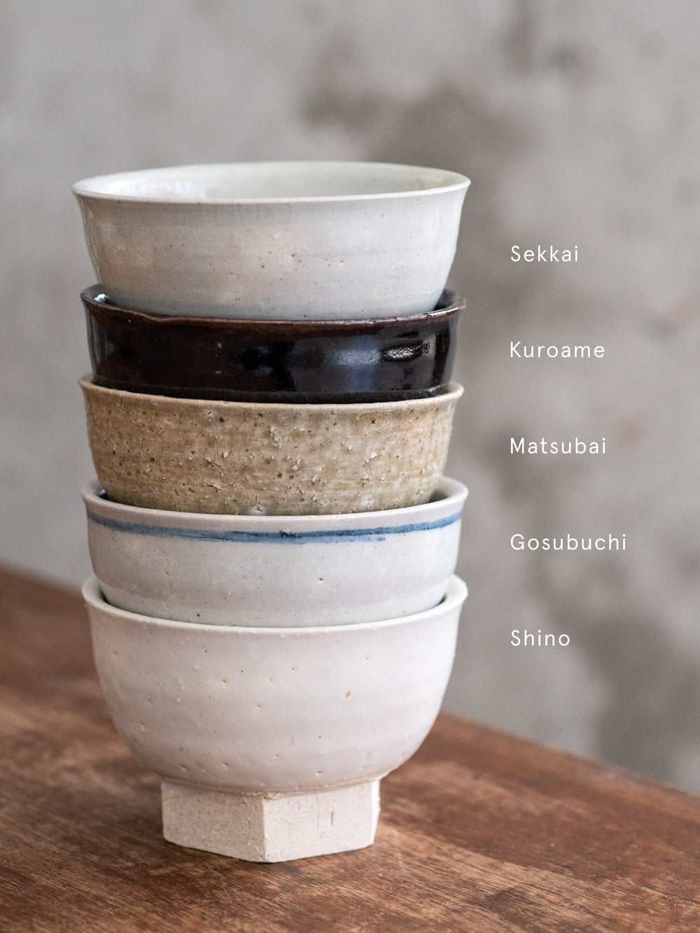 Iga Small Bowl with Hexagon Base