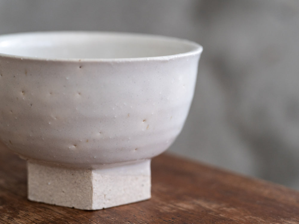 Iga Small Bowl with Hexagon Base