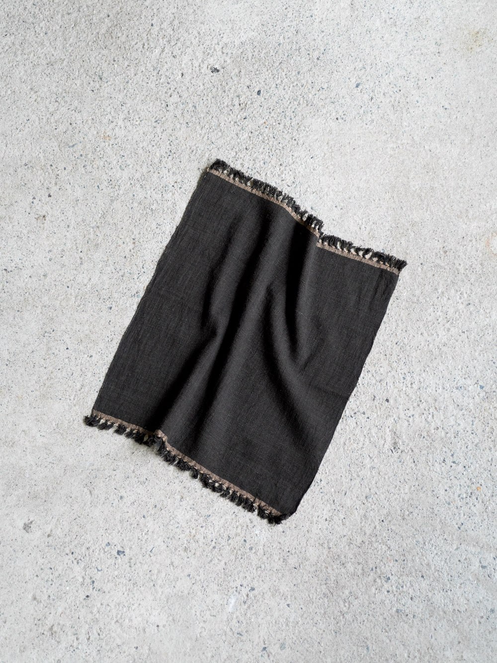 Khadi Cotton Hand Towel – Dark Brown