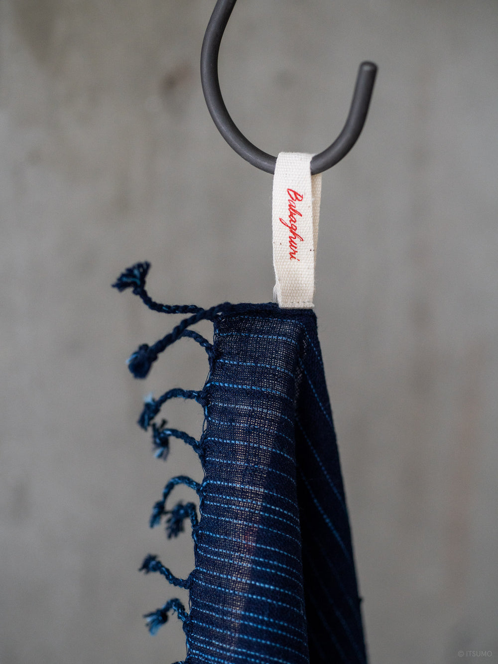 Khadi Cotton Hand Towel – Indigo