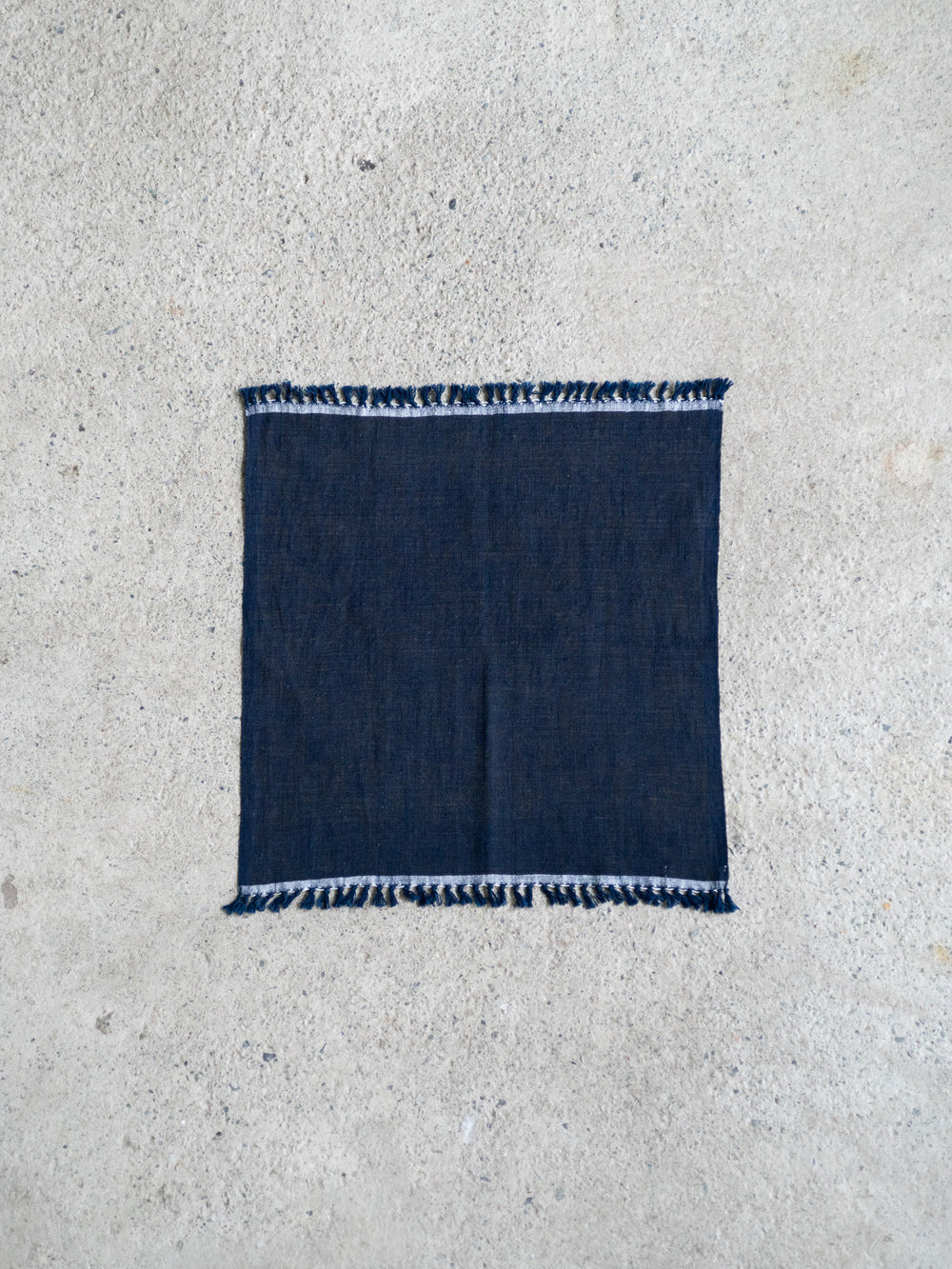 Khadi Cotton Hand Towel – Indigo