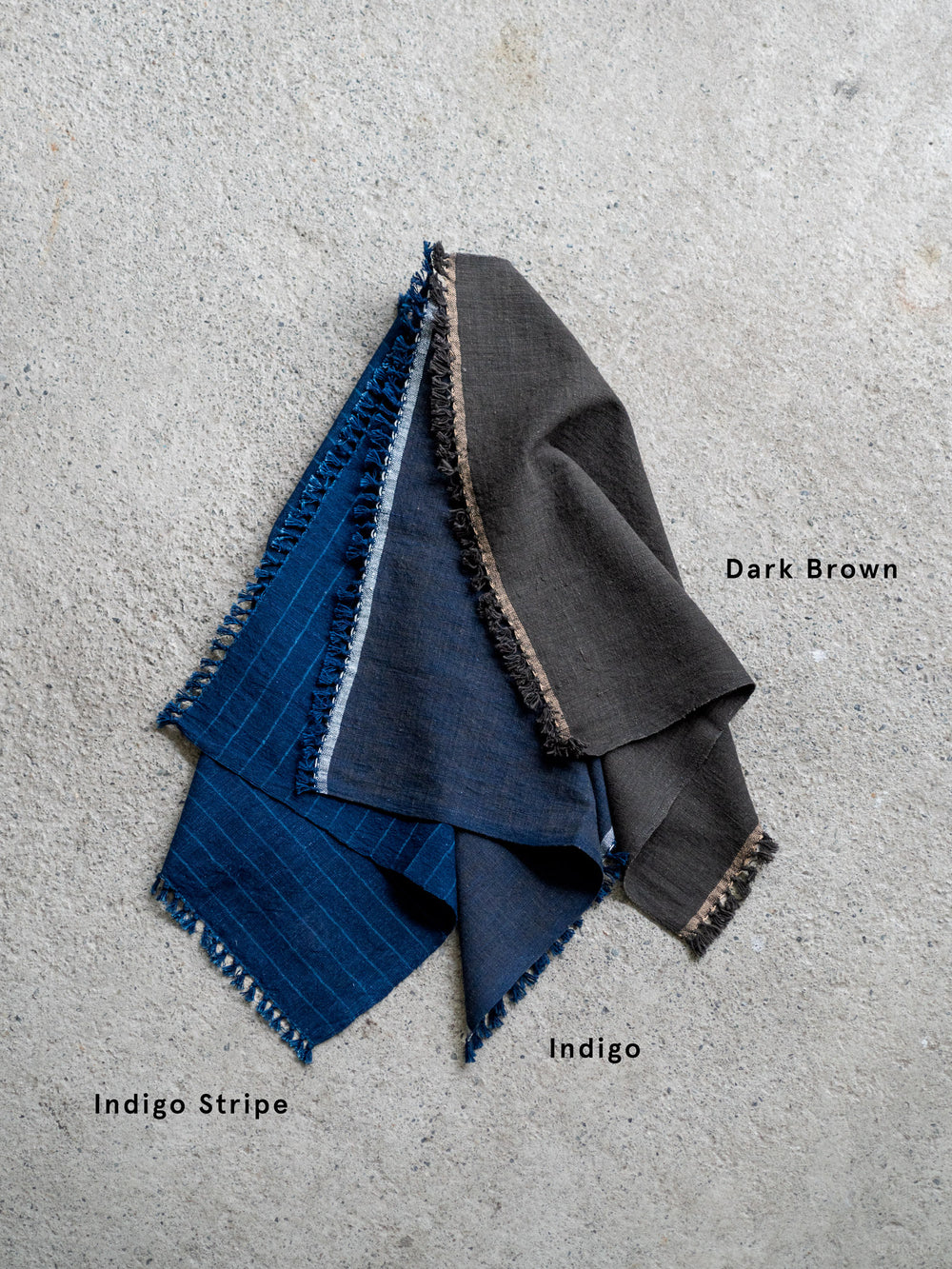 Khadi Cotton Hand Towel – Indigo