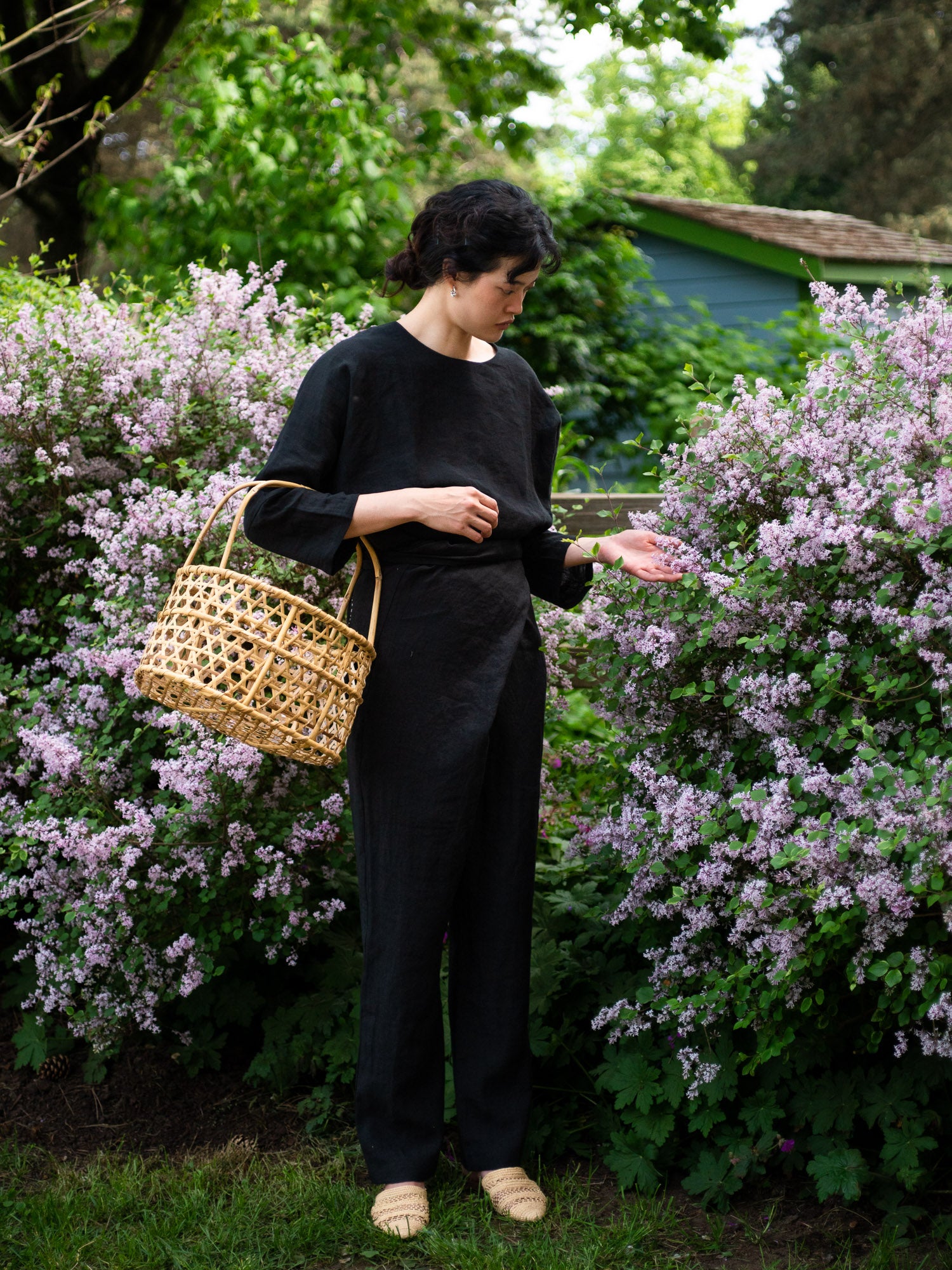 Aizu Oshin Bamboo Basket
