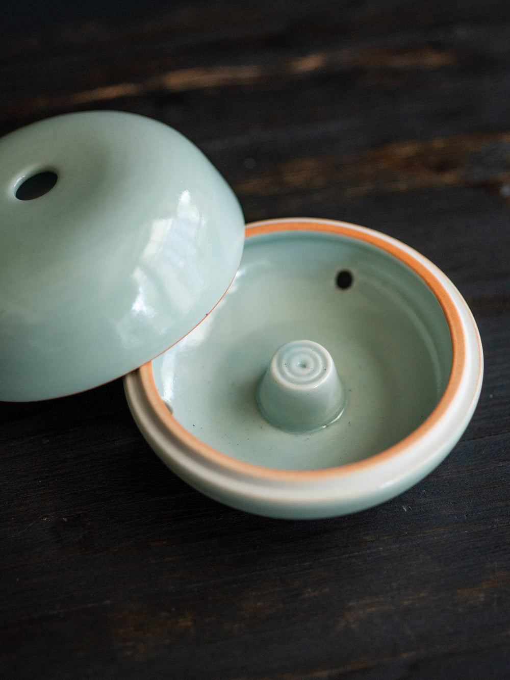 Celadon Incense Coil Burner