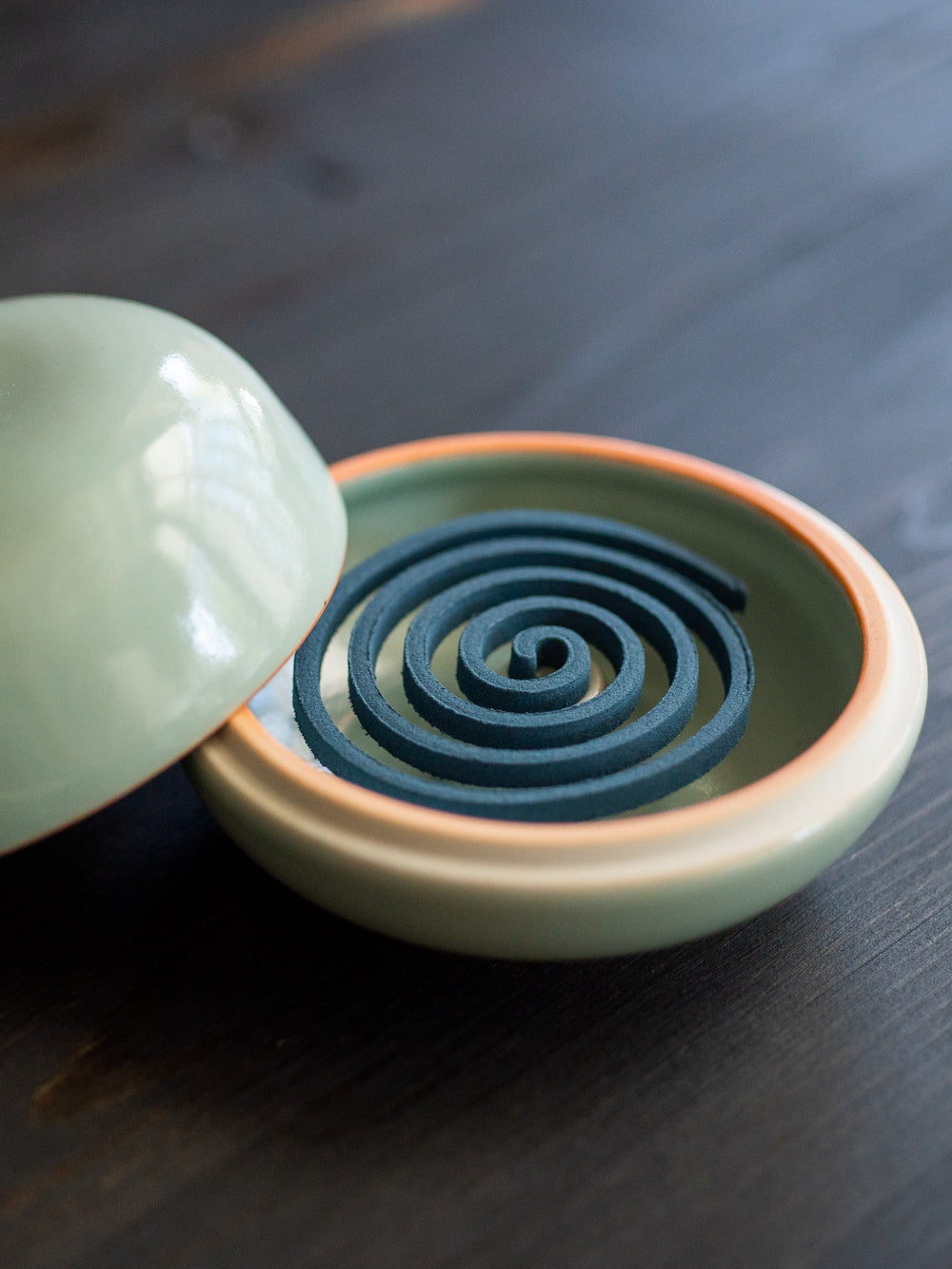 Celadon Incense Coil Burner
