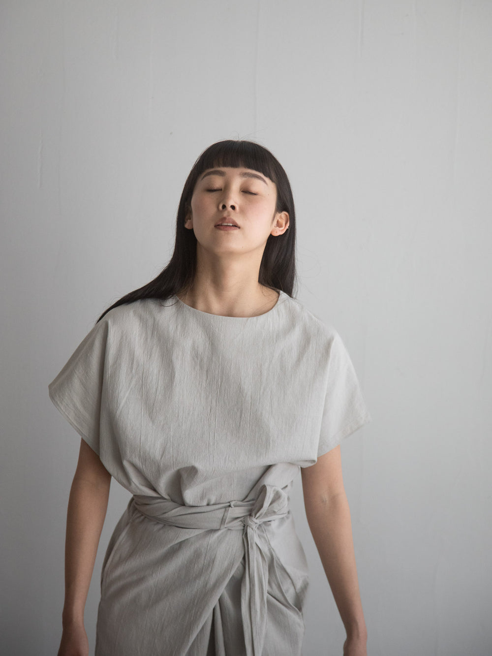 Cotton Flax Poplin Folk Top