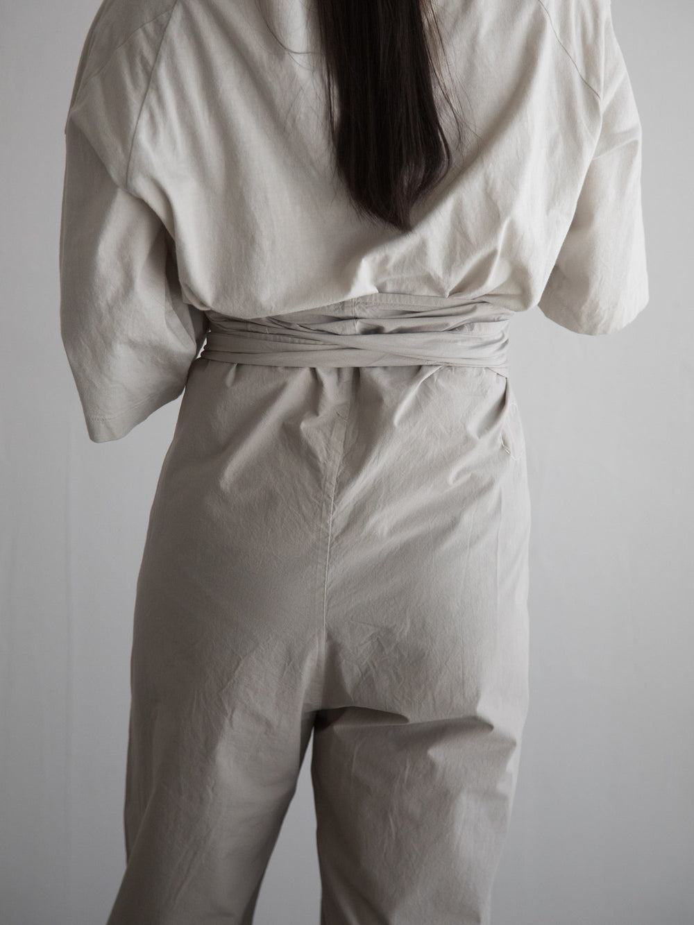 Organic Cotton Wrapped Pants Violet Ash