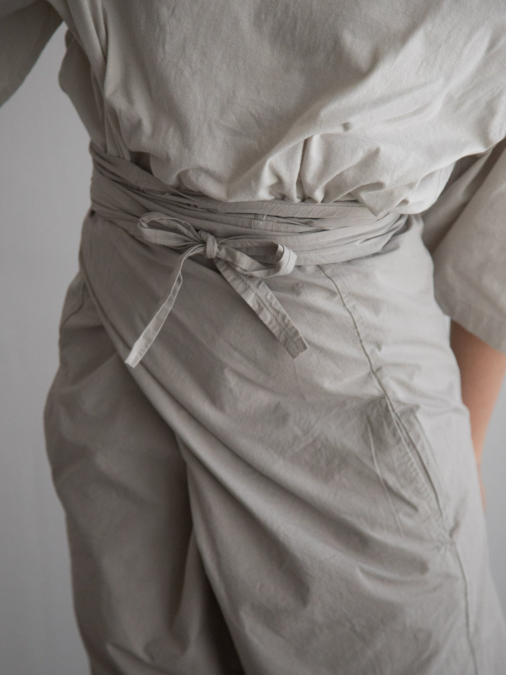 Organic Cotton Wrapped Pants Violet Ash