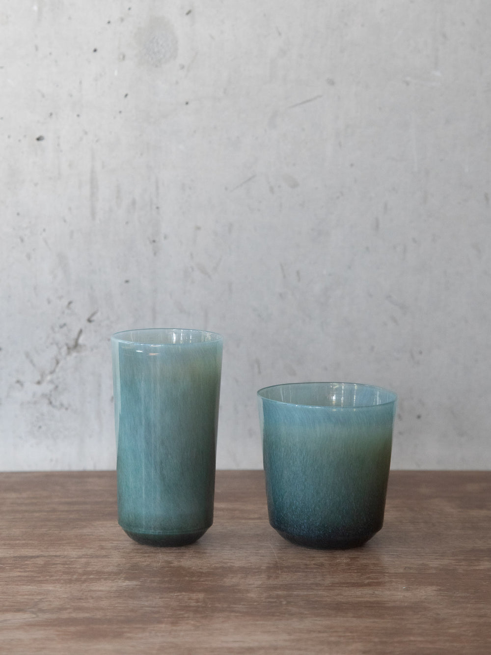 Fresco Dan Glass Cup – Blue