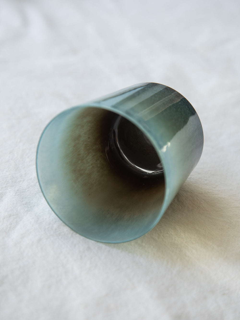 Fresco Dan Glass Cup – Blue