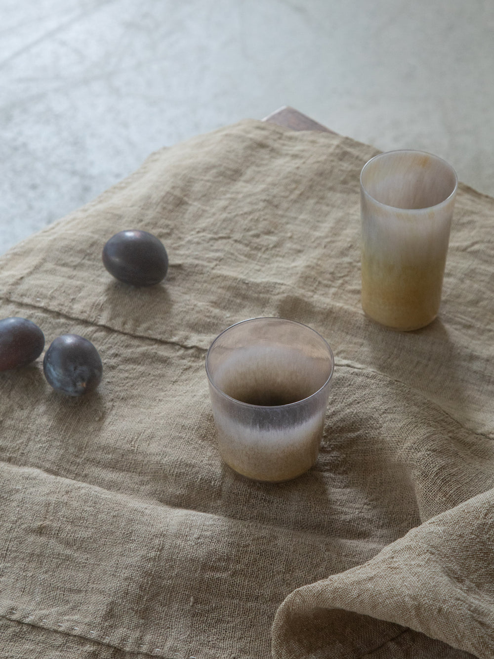 Fresco Dan Glass Cup – Silver