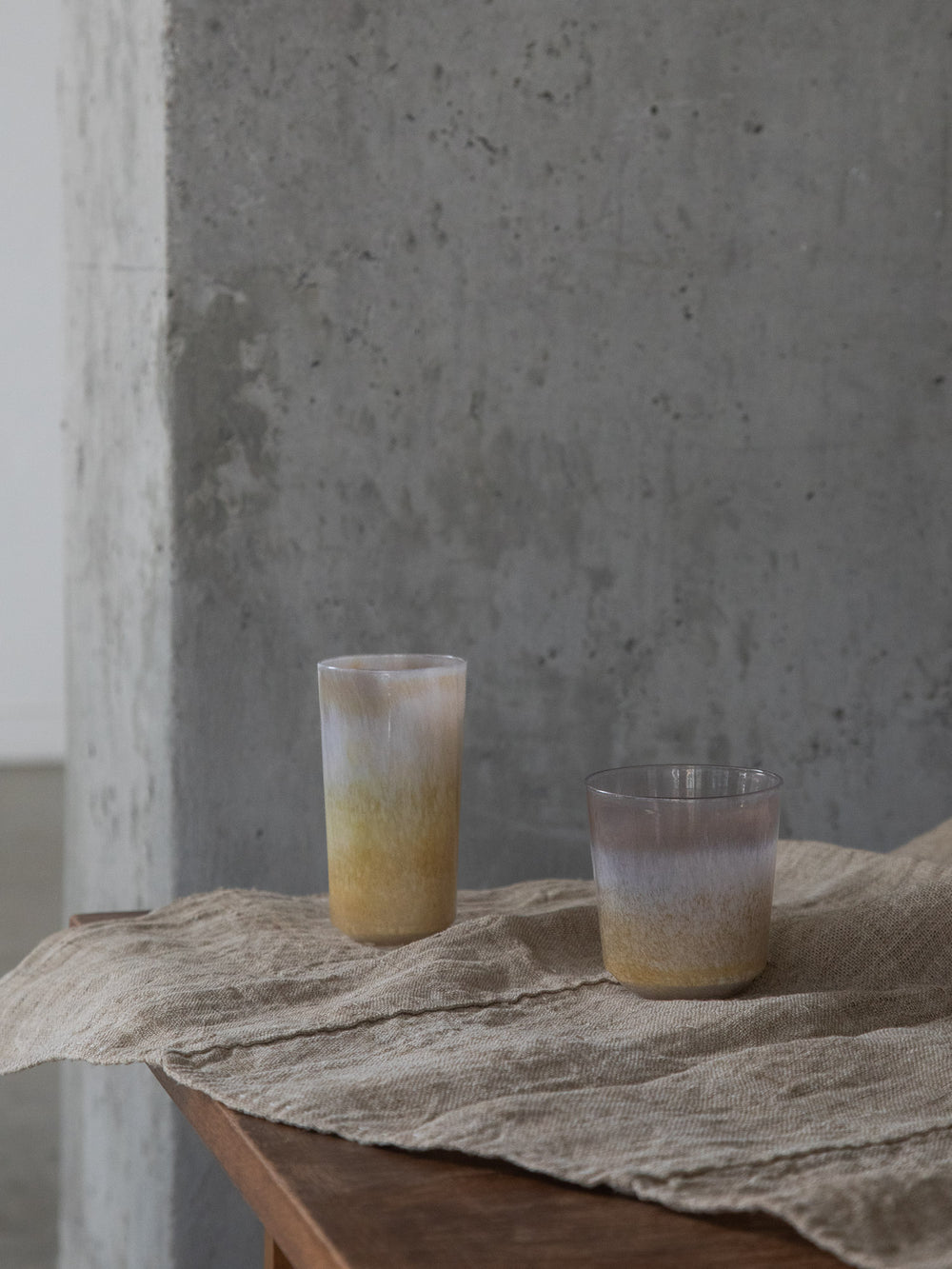 Fresco Dan Glass Cup – Silver
