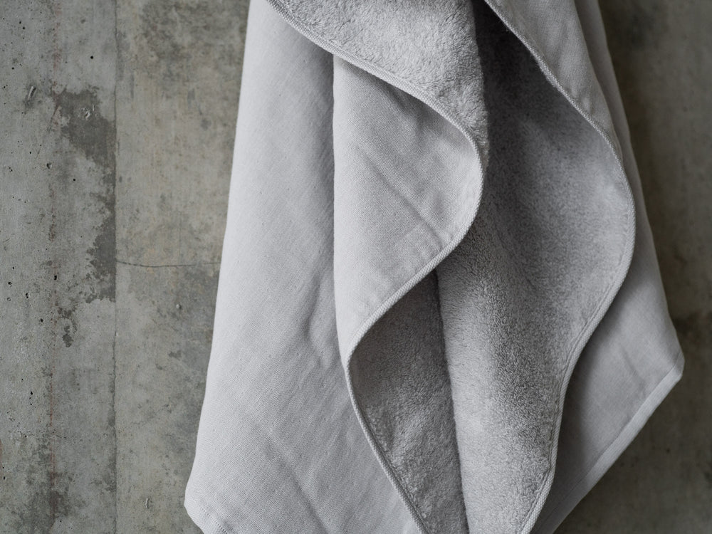 Gauze & Pile Towel – Grey