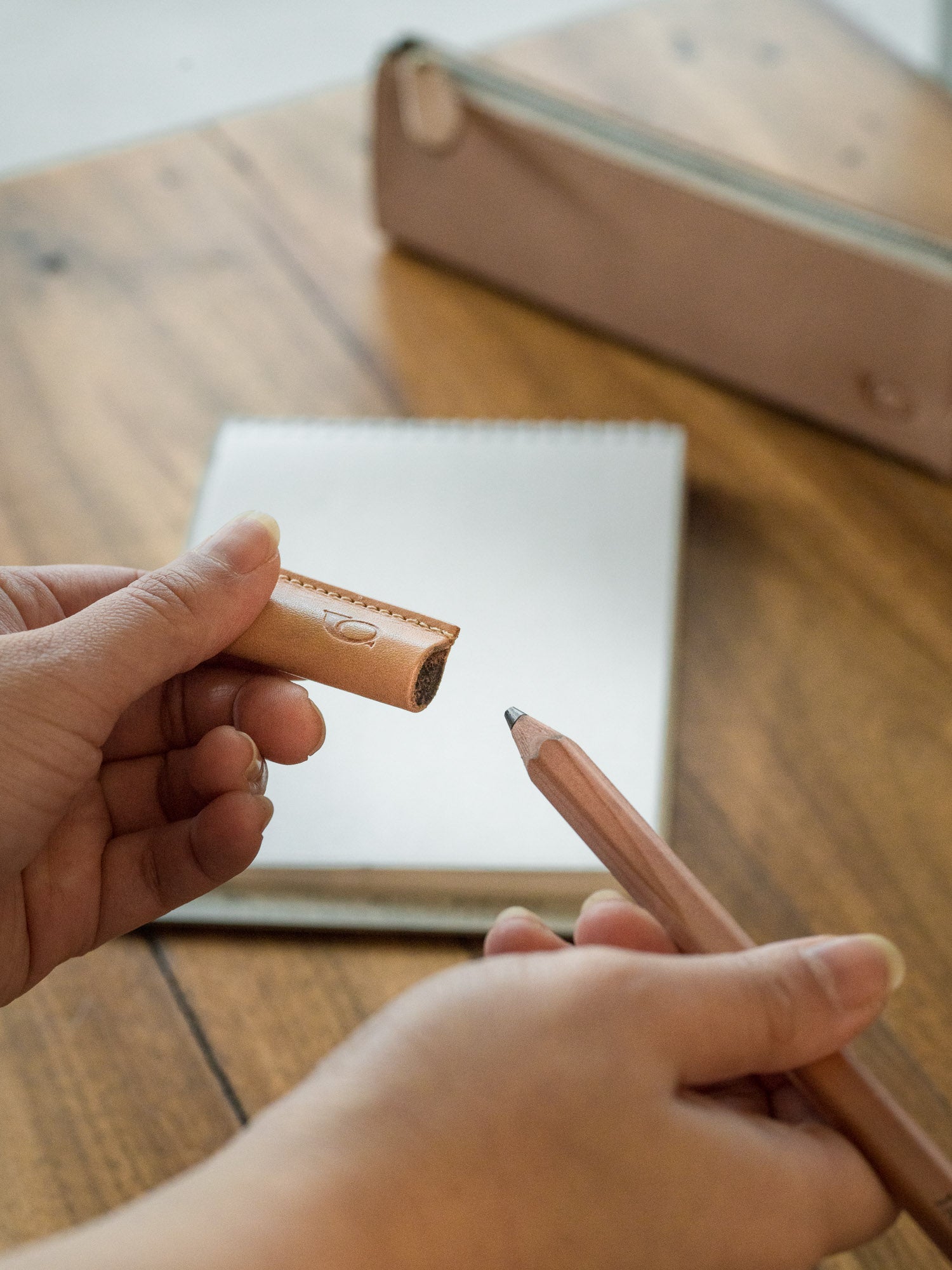 Leather Pencil Cap