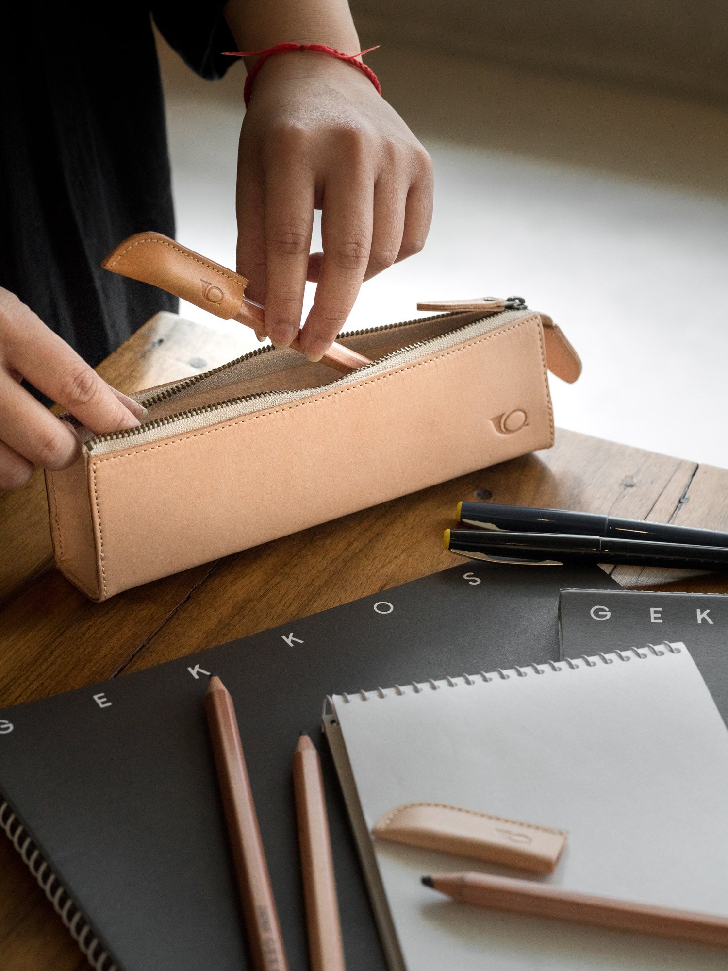 Gekkoso Leather Pen Case