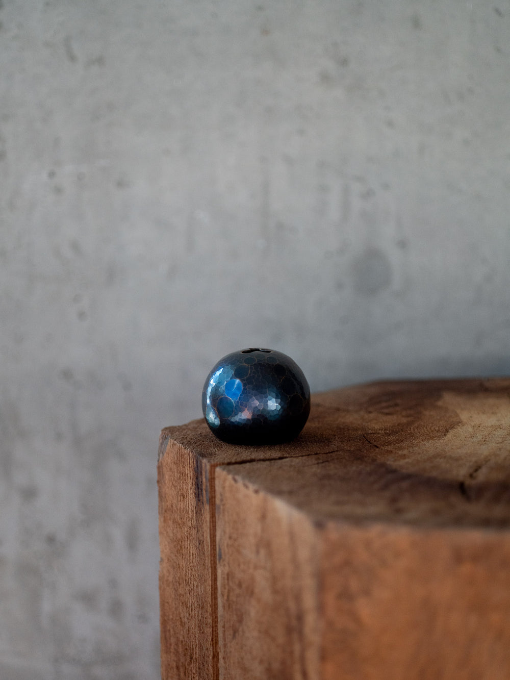 Copper Flower Ball - Blue