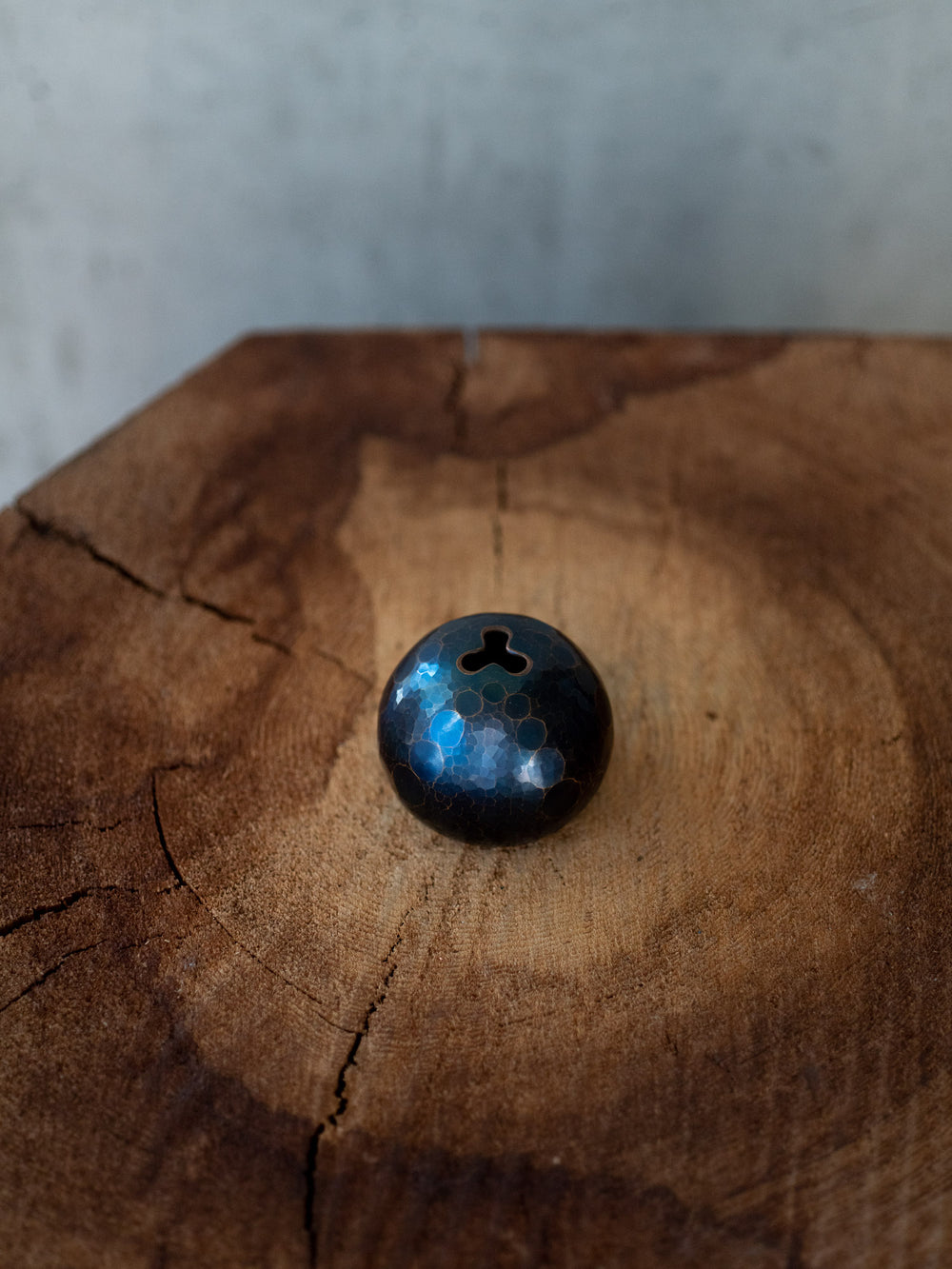 Copper Flower Ball - Blue
