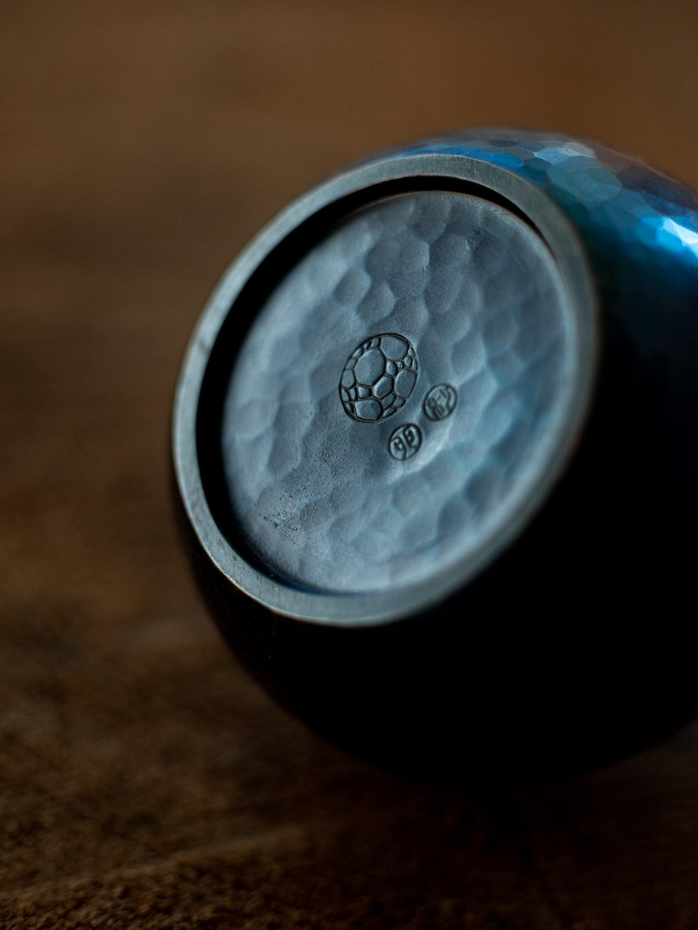 Copper Flower Ball - Blue