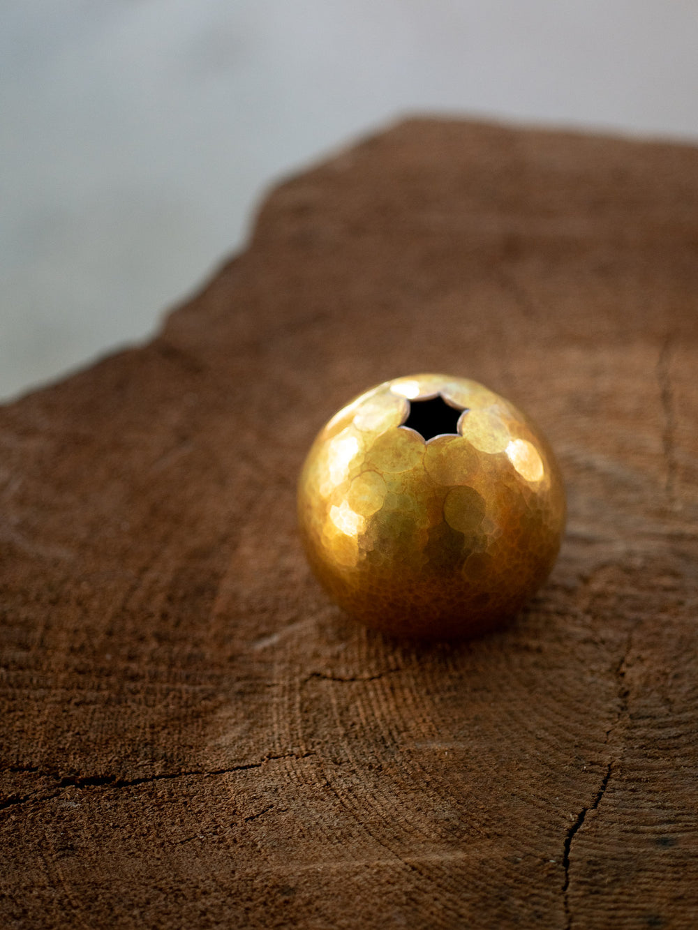 Copper Flower Ball - Gold