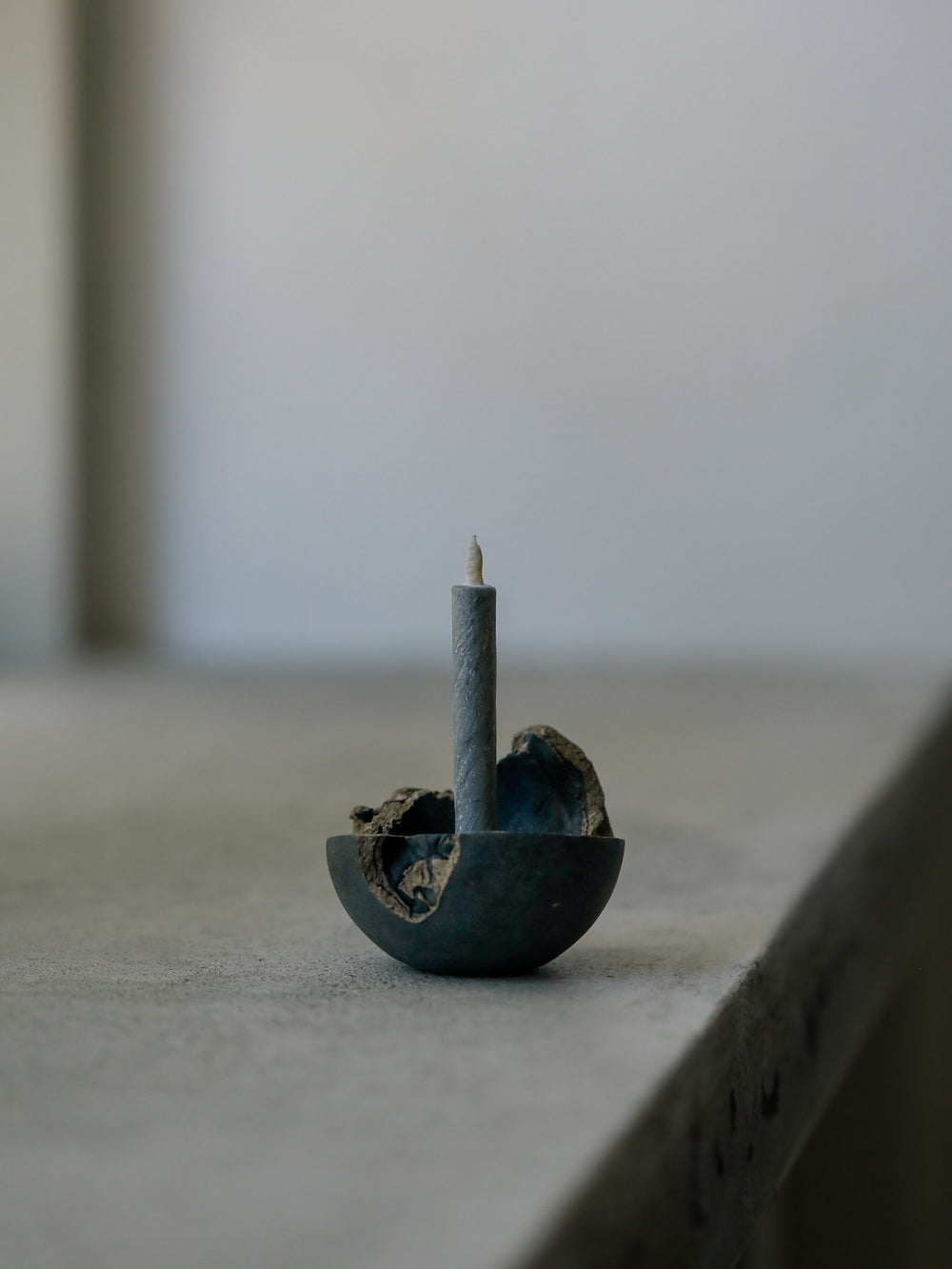 Core Candle Holder – Charcoal