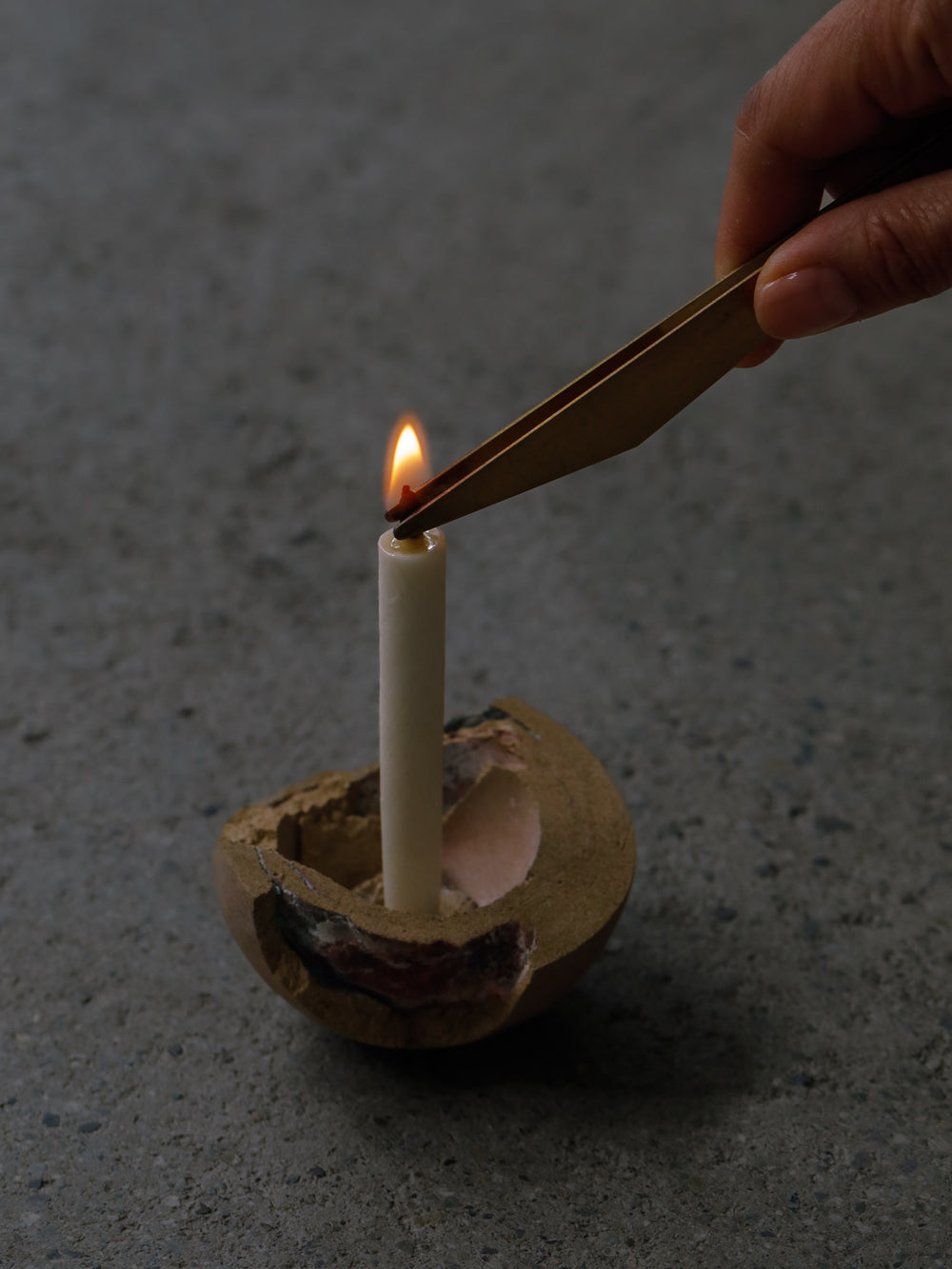 Itoima Purifying Salt Candle Set