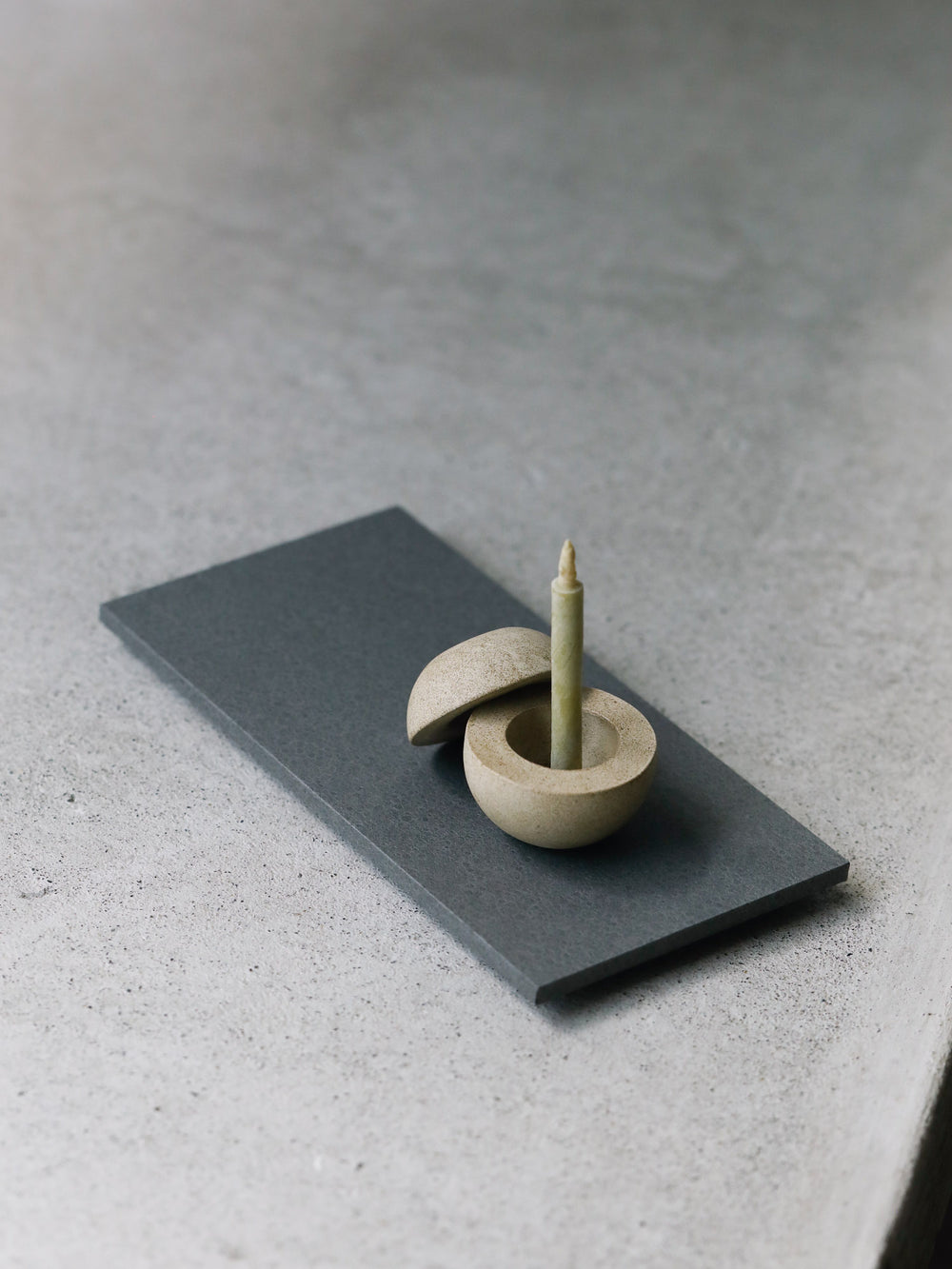 Kodama Ceramic Candle and Incense Holder