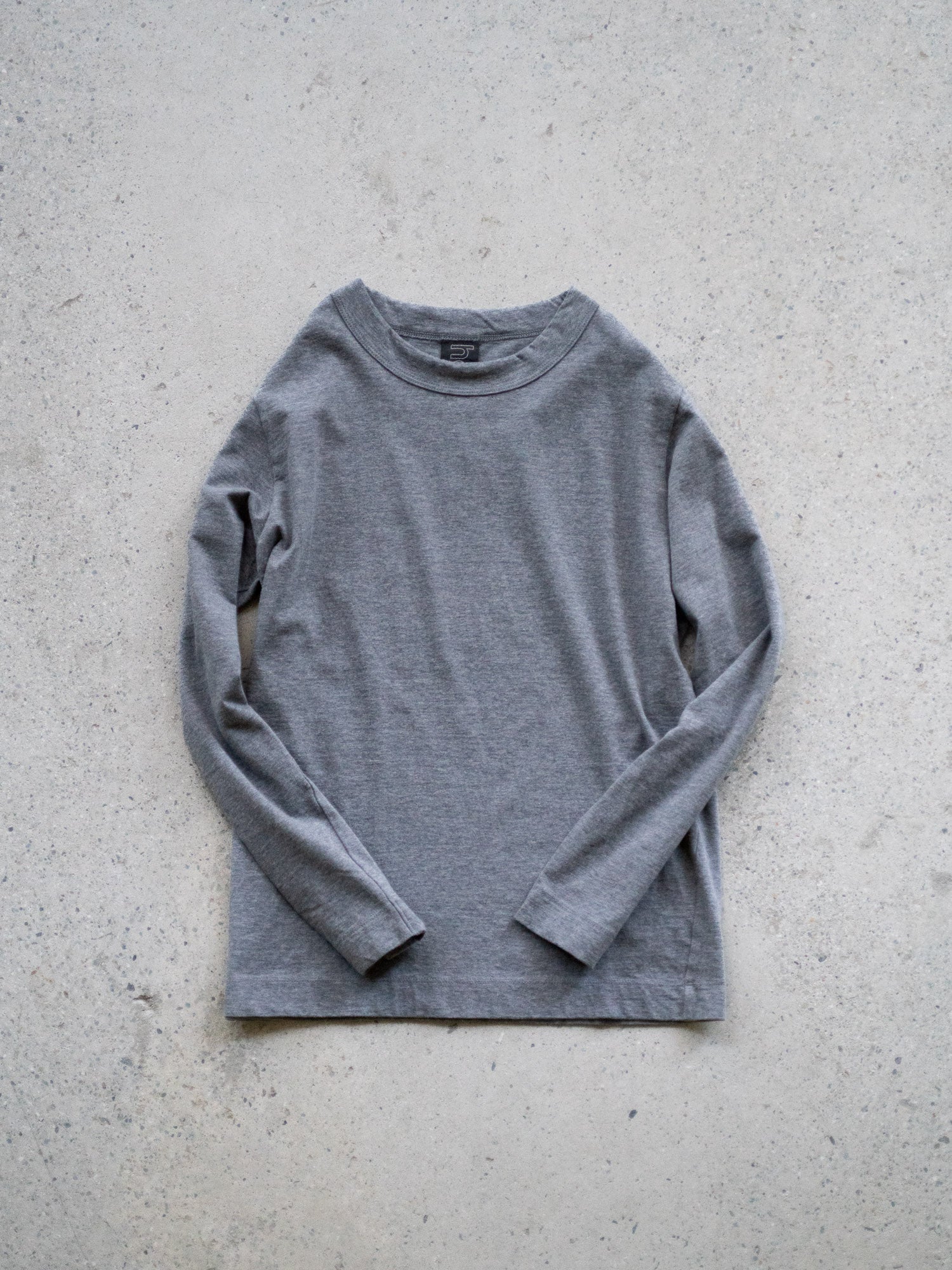 Long Sleeve T-Shirt – Grey Melange