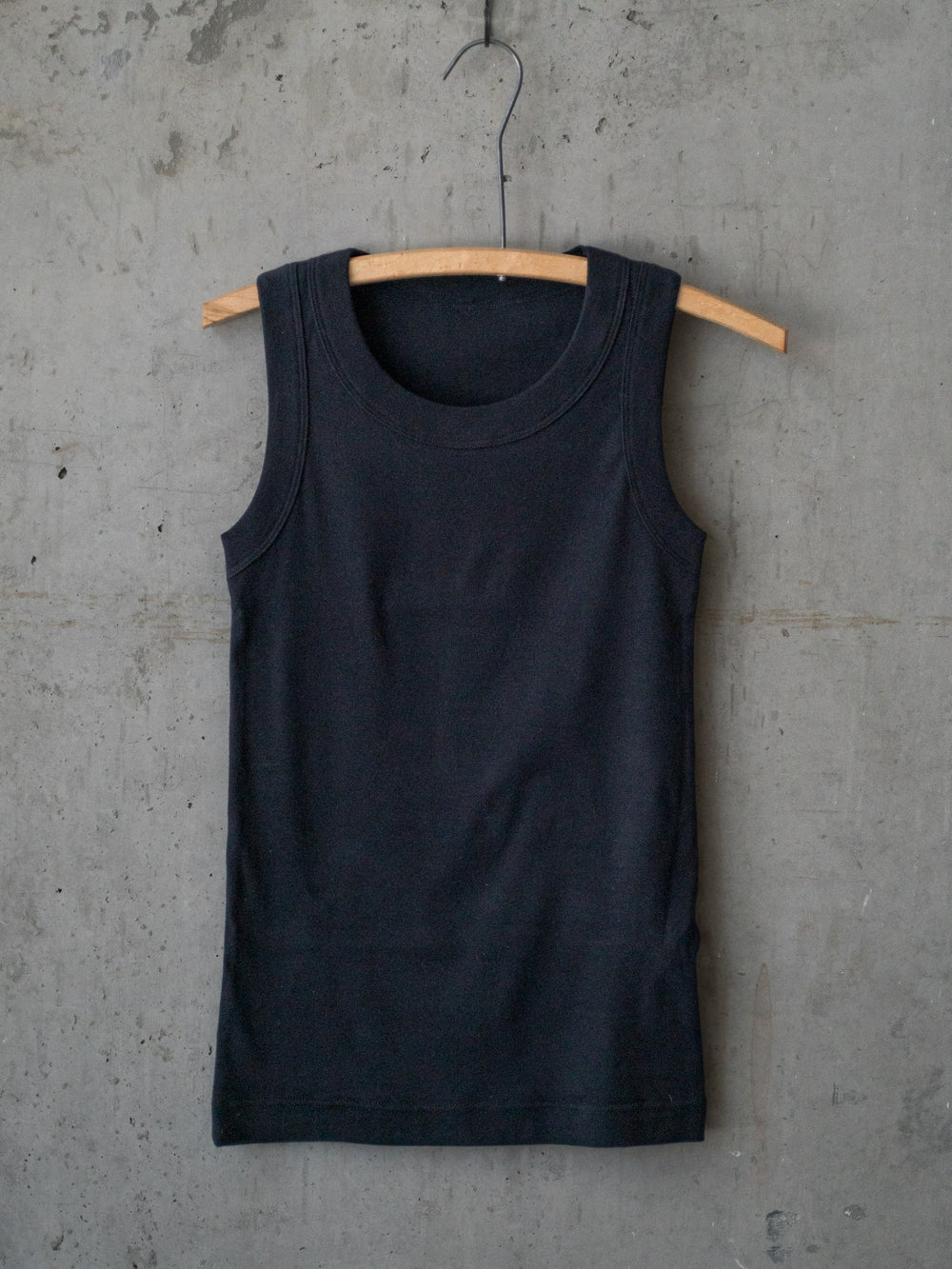 Cotton Tank Top - Black