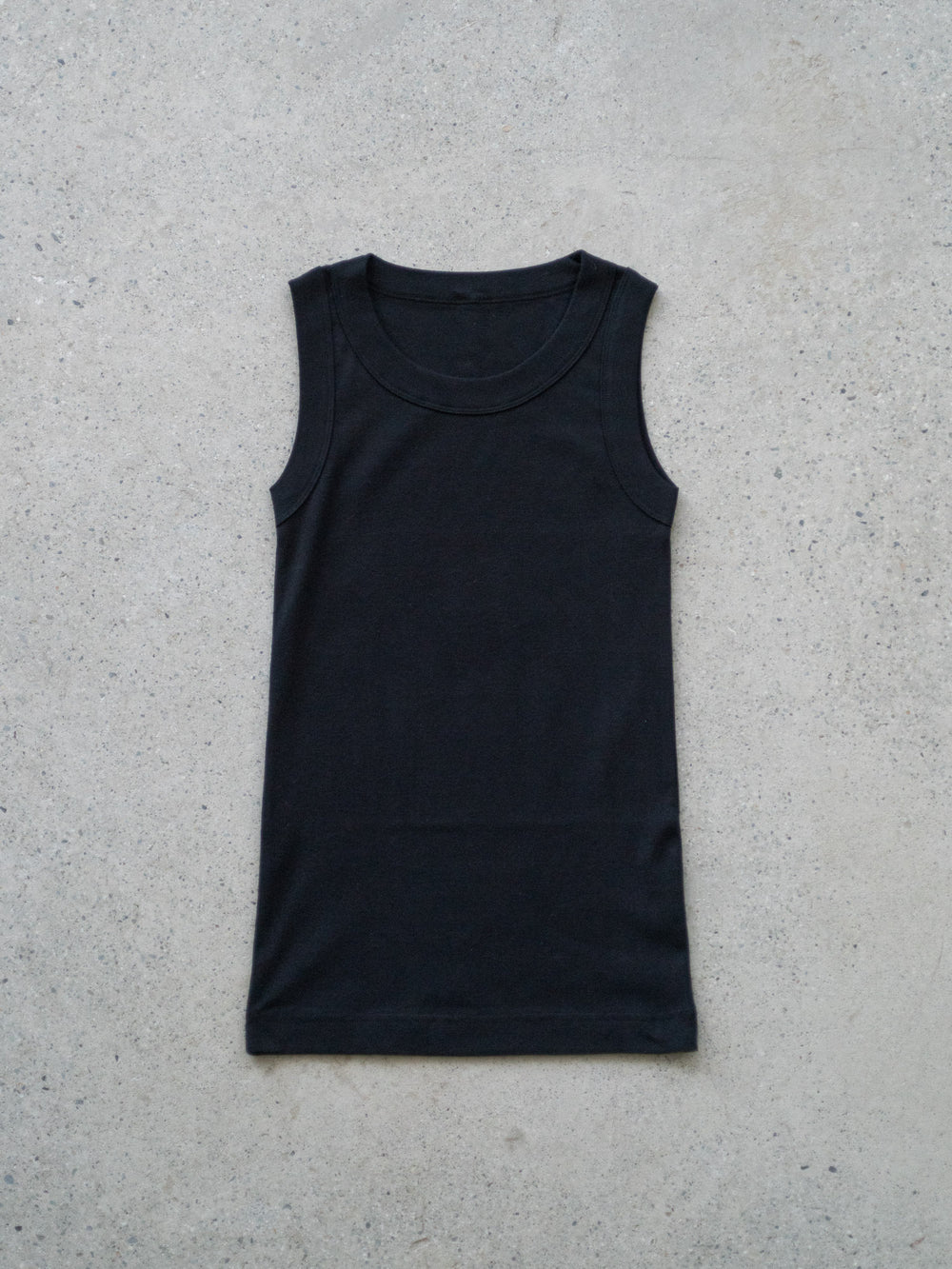 Cotton Tank Top - Black