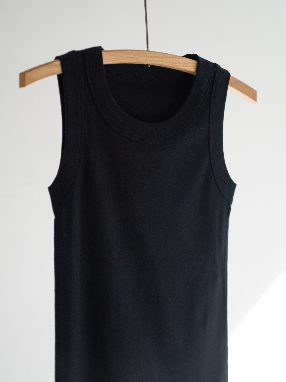 Cotton Tank Top - Black