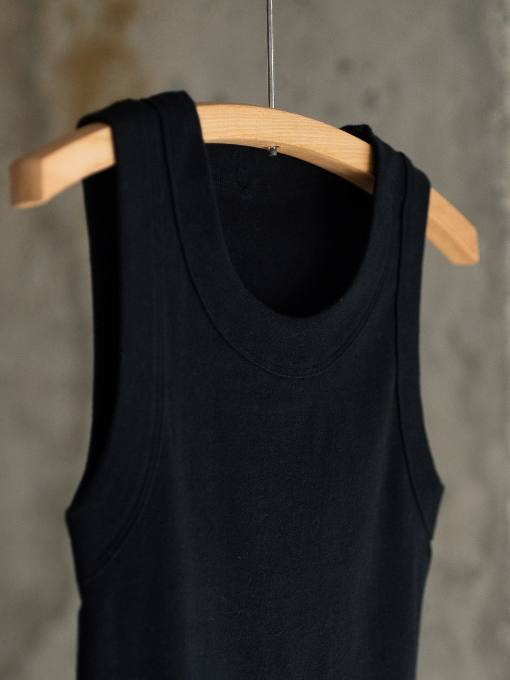 Cotton Tank Top - Black