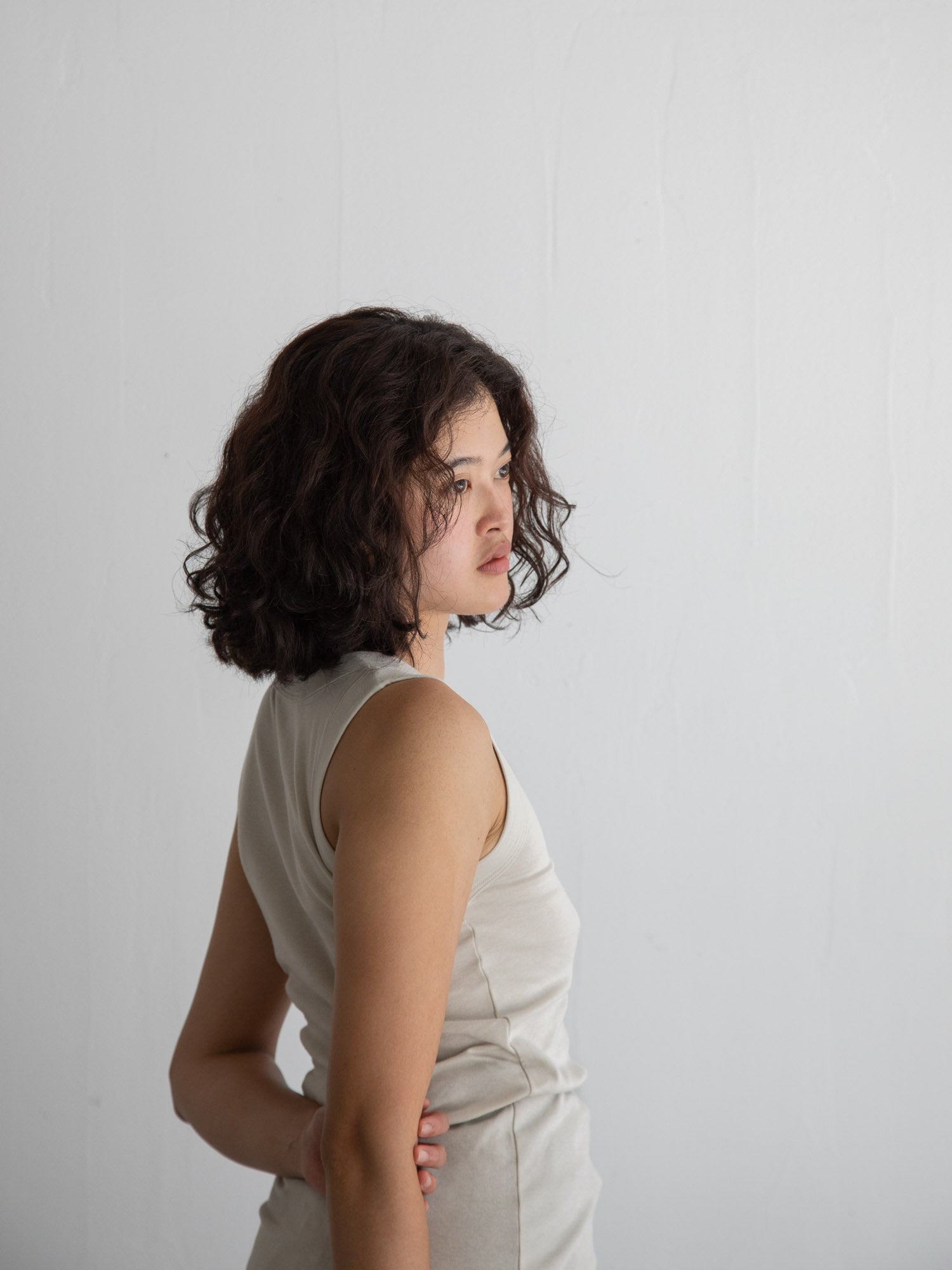 Cotton Tank Top - Ivory