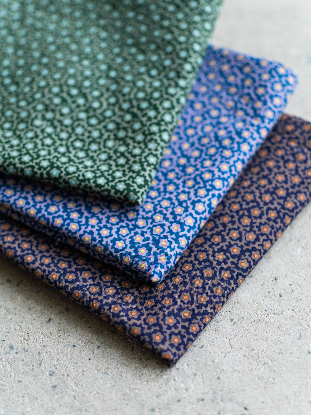 Flower Print Handkerchief