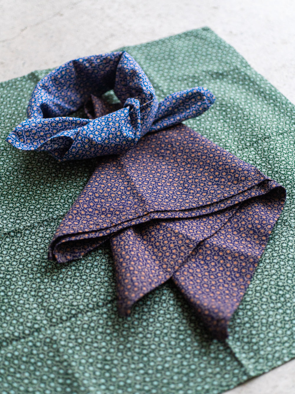 Flower Print Handkerchief