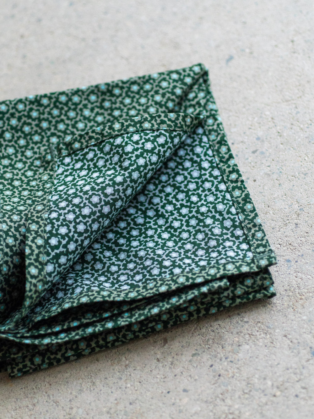 Flower Print Handkerchief