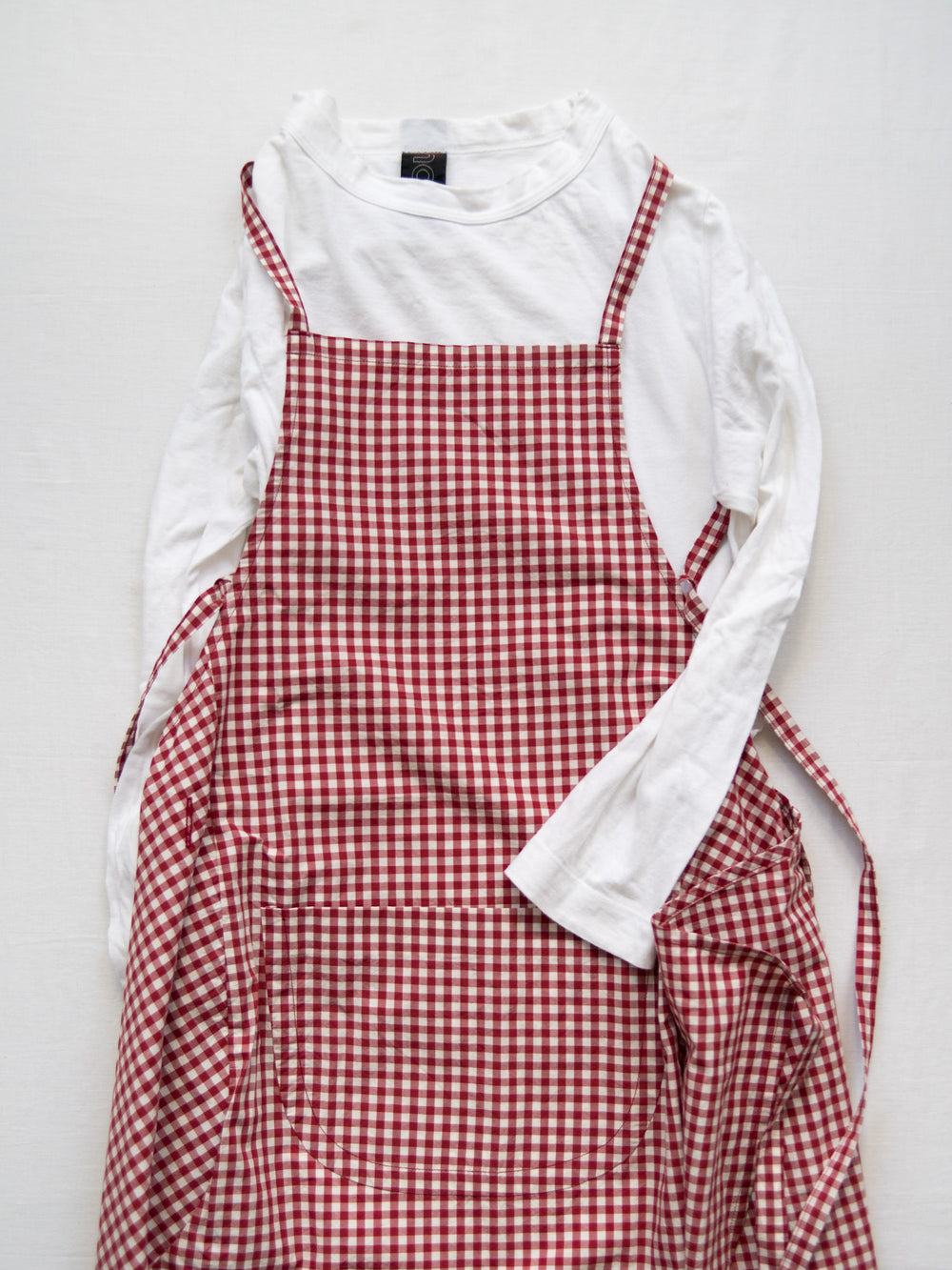 Homspun Apron – Gingham Red
