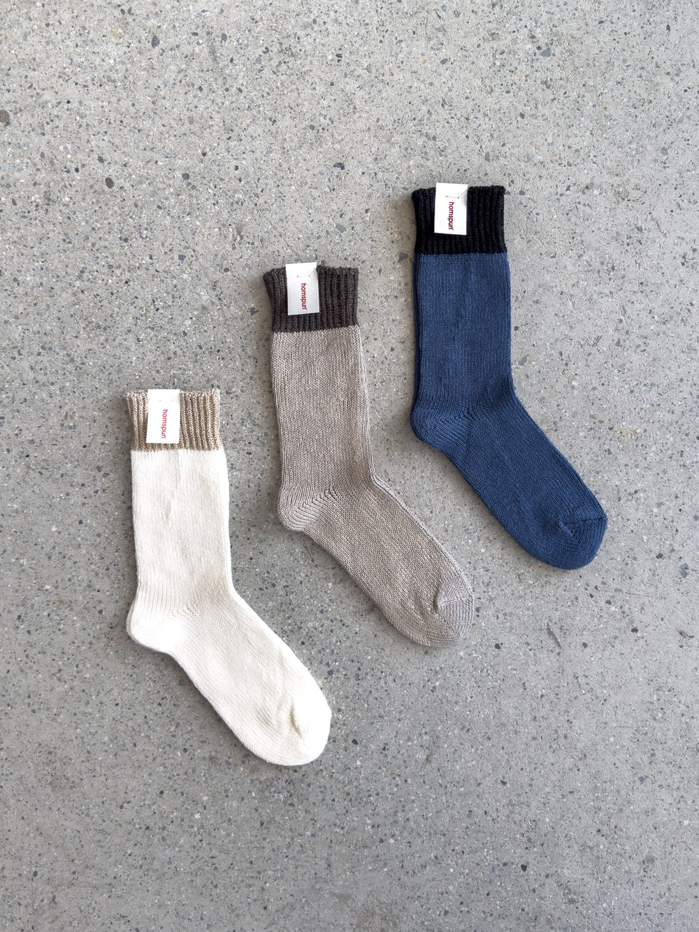 Linen Two-Toned Socks