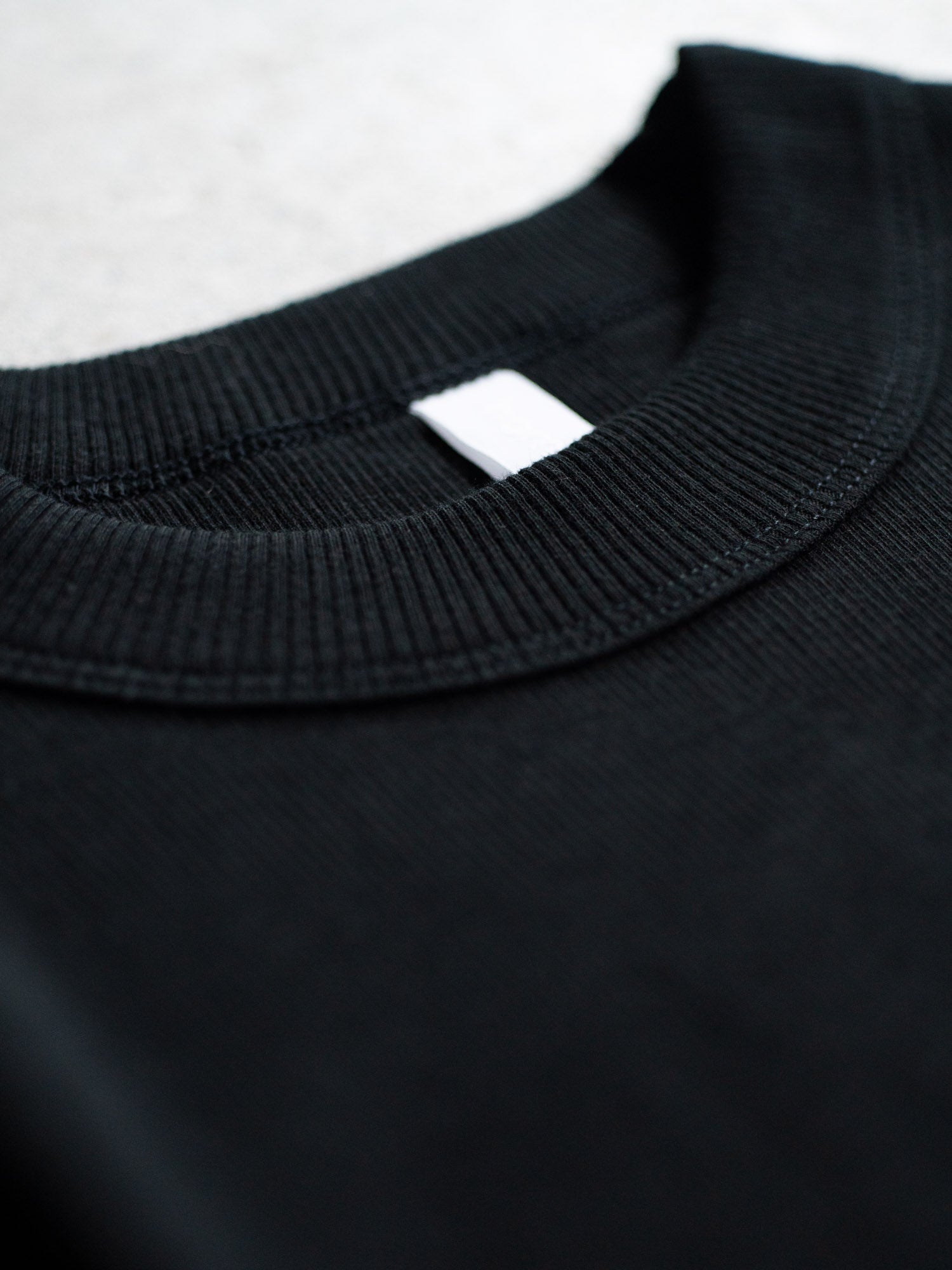 Crewneck Half Sleeve Shirt - Black