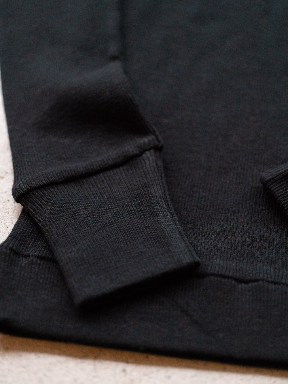 Ribbed Cotton Turtleneck Shirt - Black