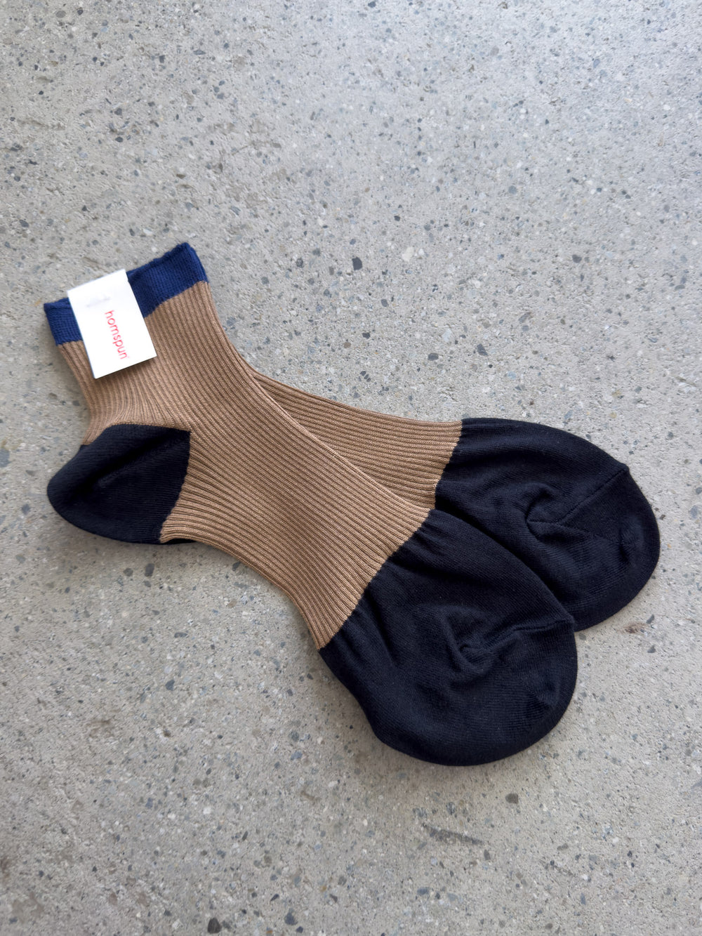 Cotton Colour Block Short Socks