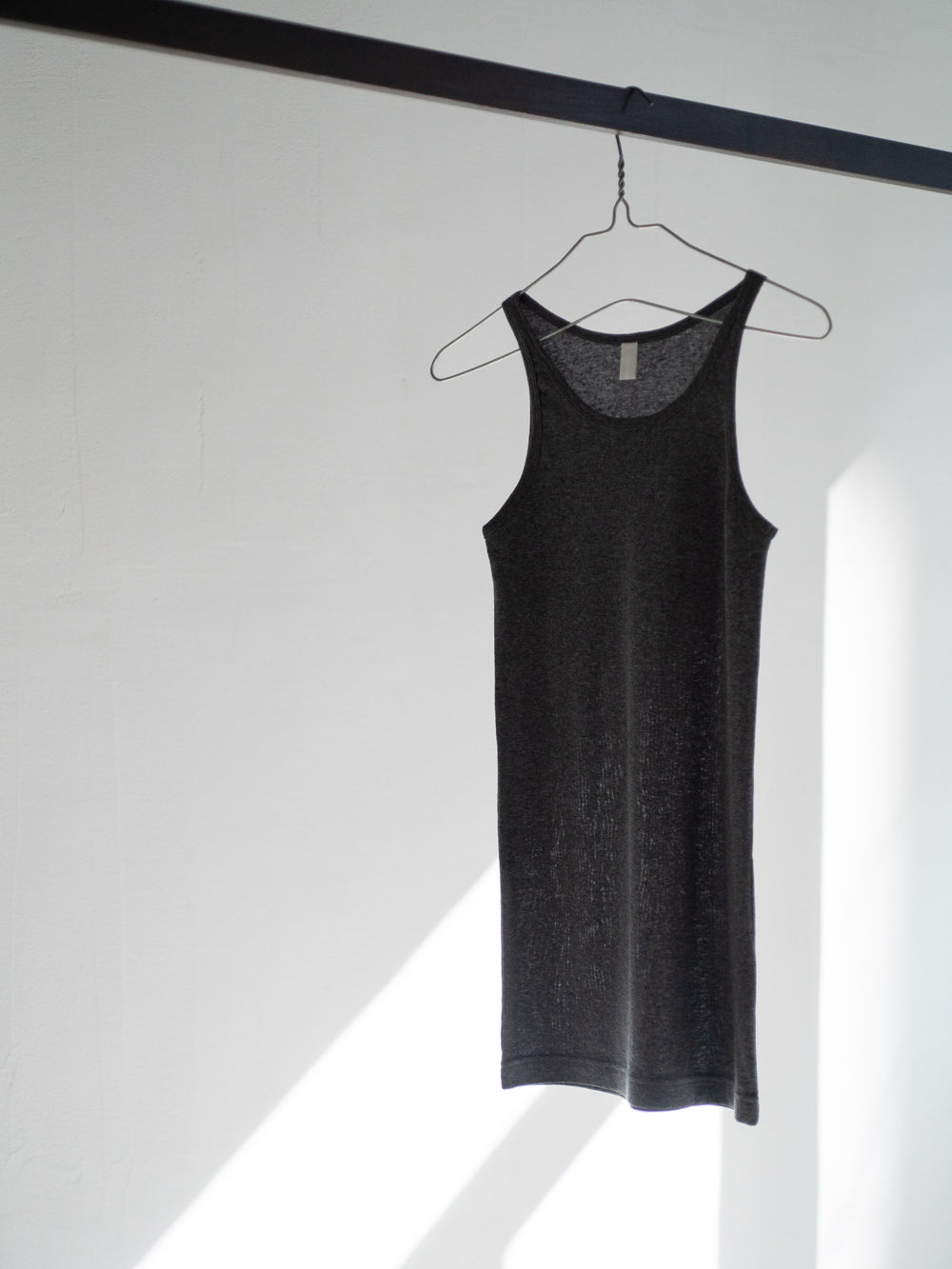 Thin Cotton Camisole - charcoal