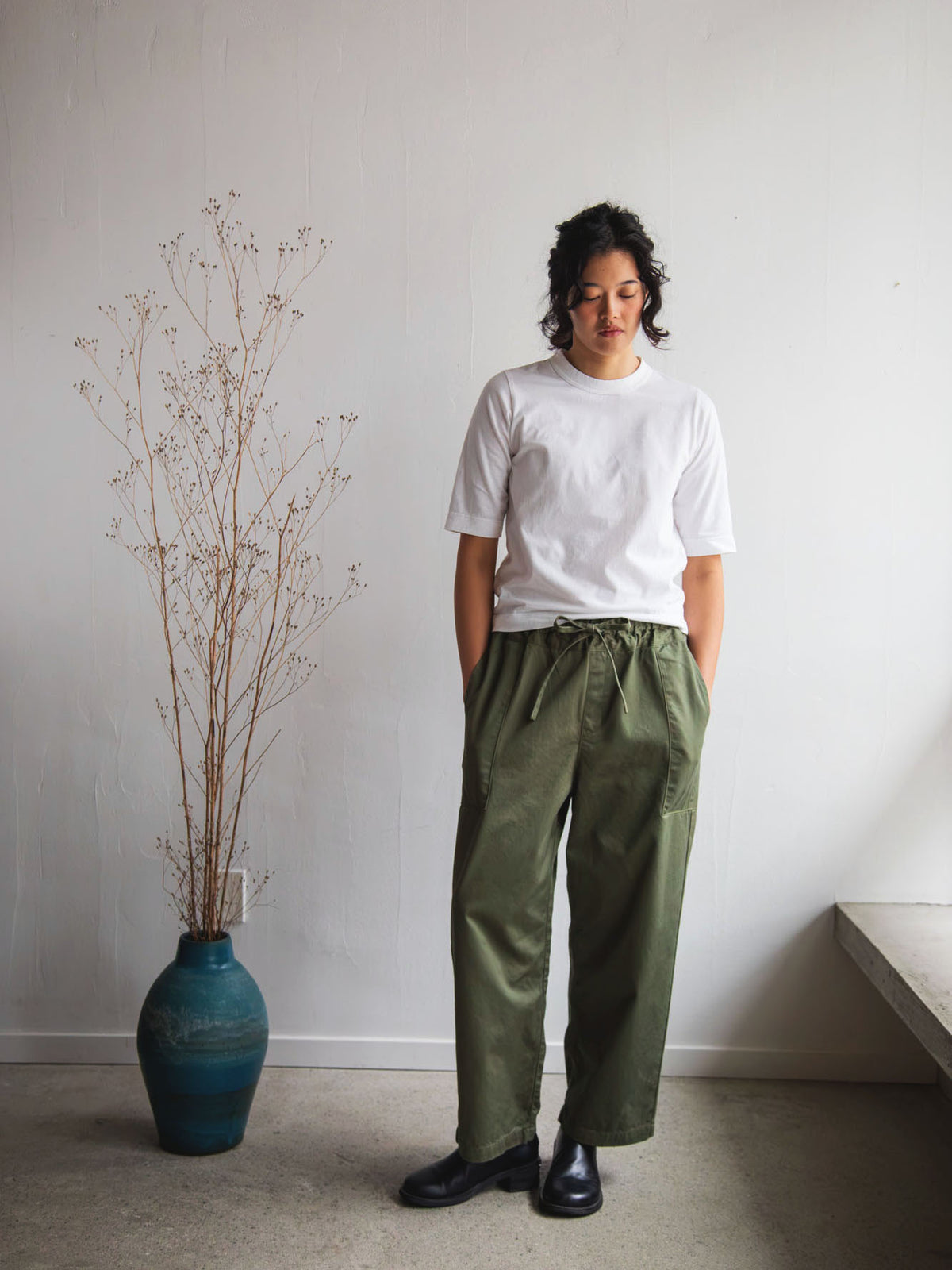 West Point Wide Pants - Green