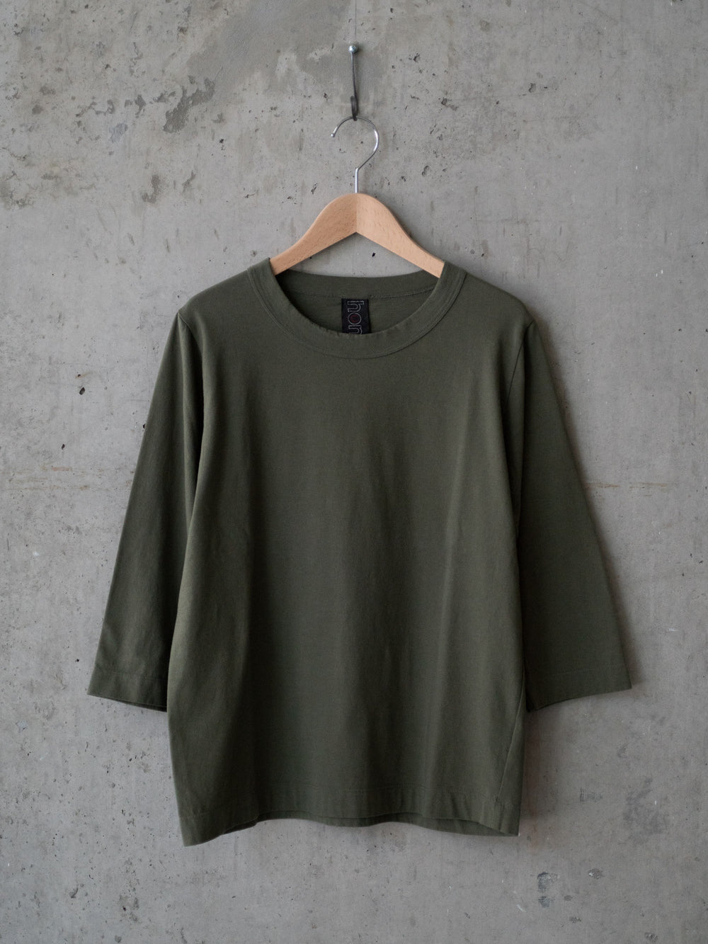 3/4 Sleeve T-Shirt – Khaki Green