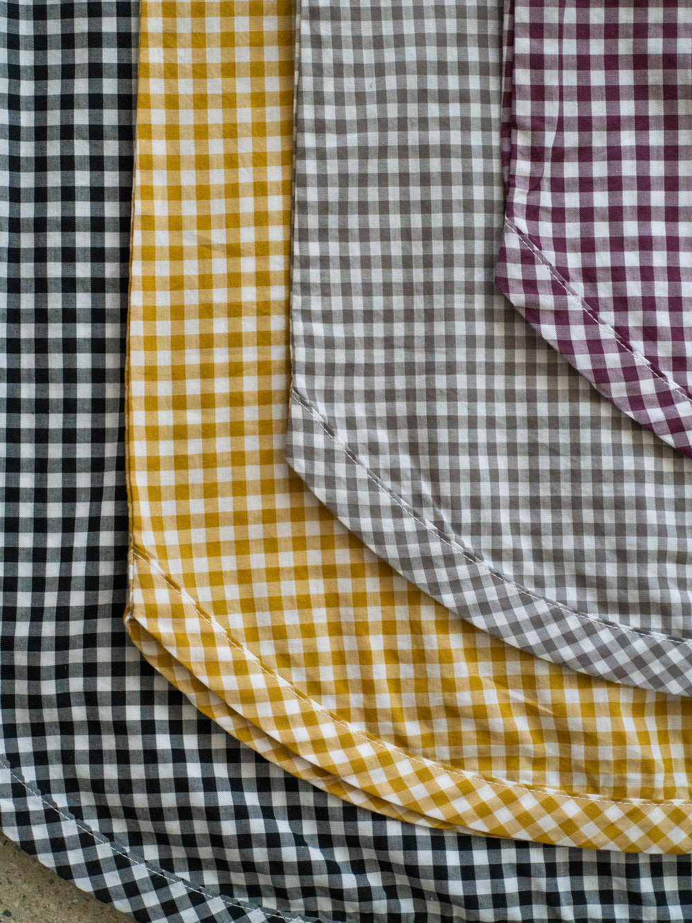 Gingham Sleeveless Blouse