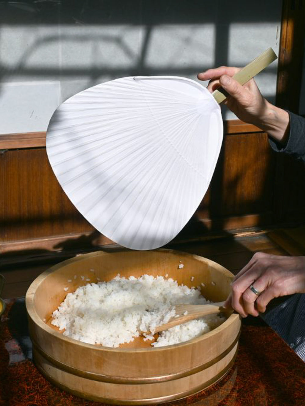White Paper Paddle Fan