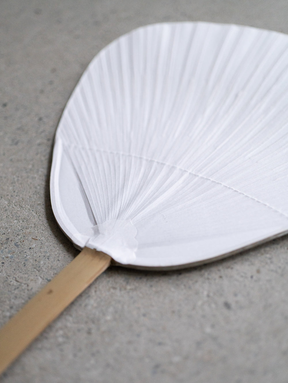 White Paper Paddle Fan